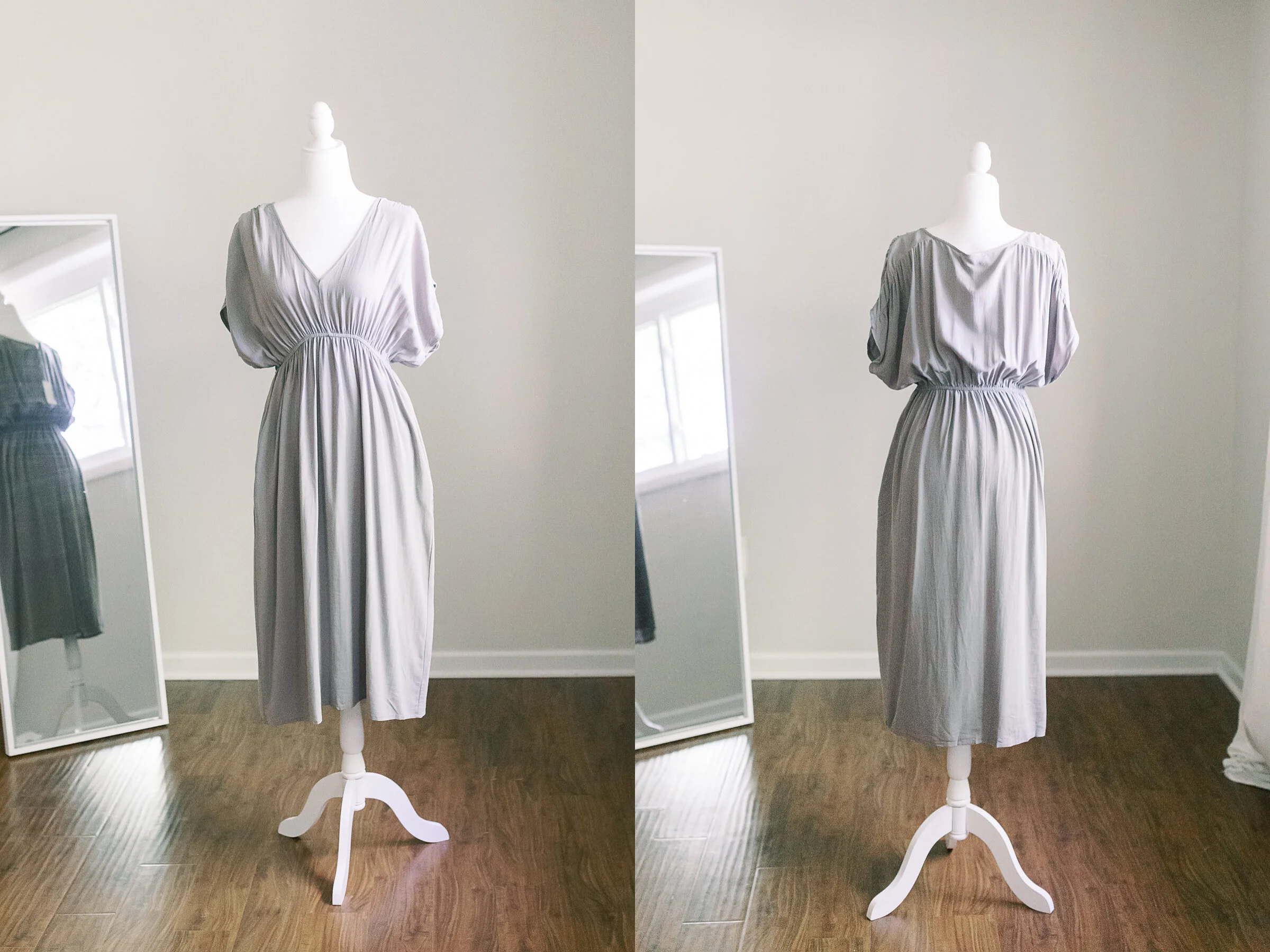 Short Gray Dress - Size M