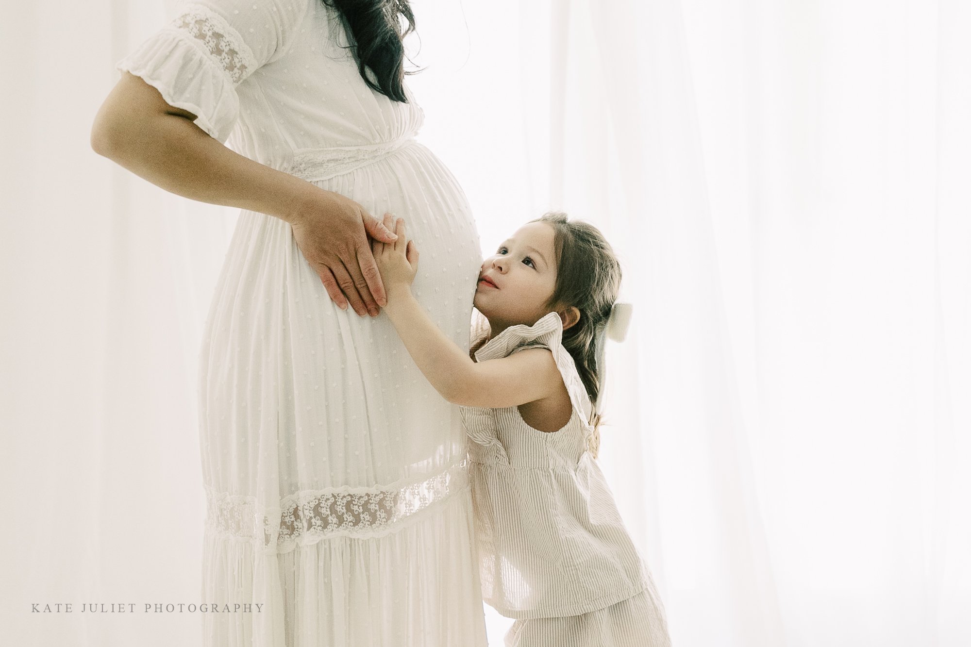 Studio Maternity Session First Look | Ashburn VA Pregnancy Photographer