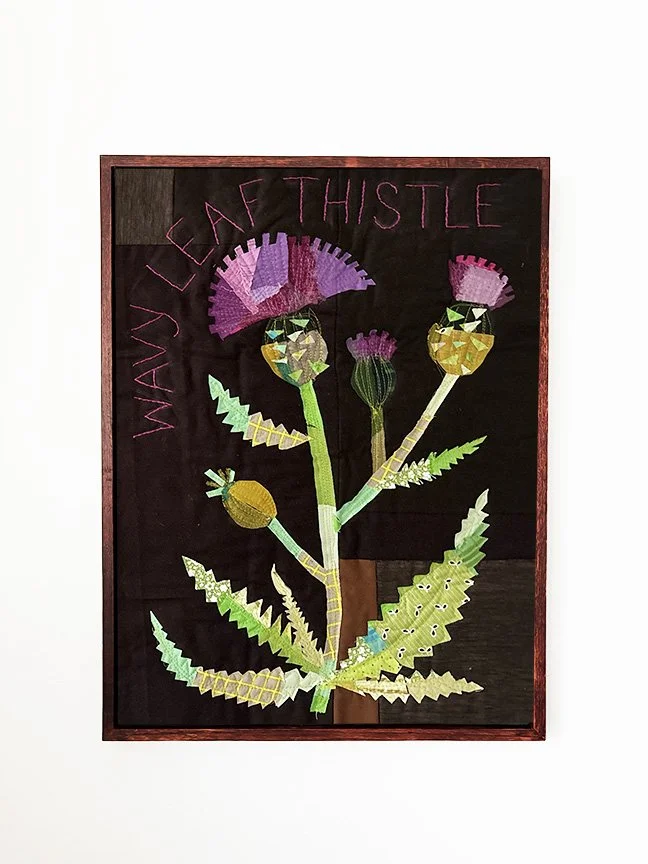 Wavy Leaf Thistle 18x24