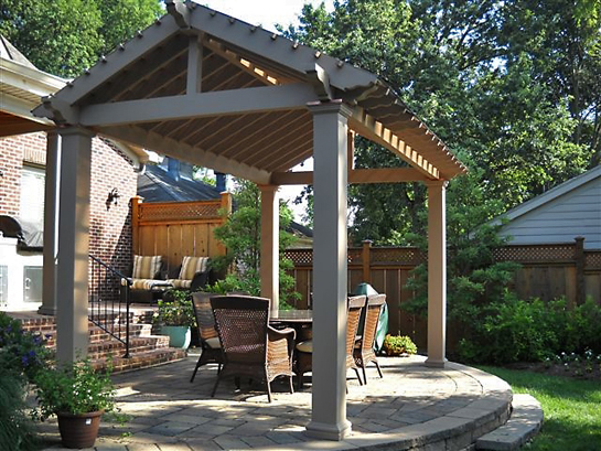 Pavilion Pergola with driftwood stain & metal roof_screen_600px.jpg