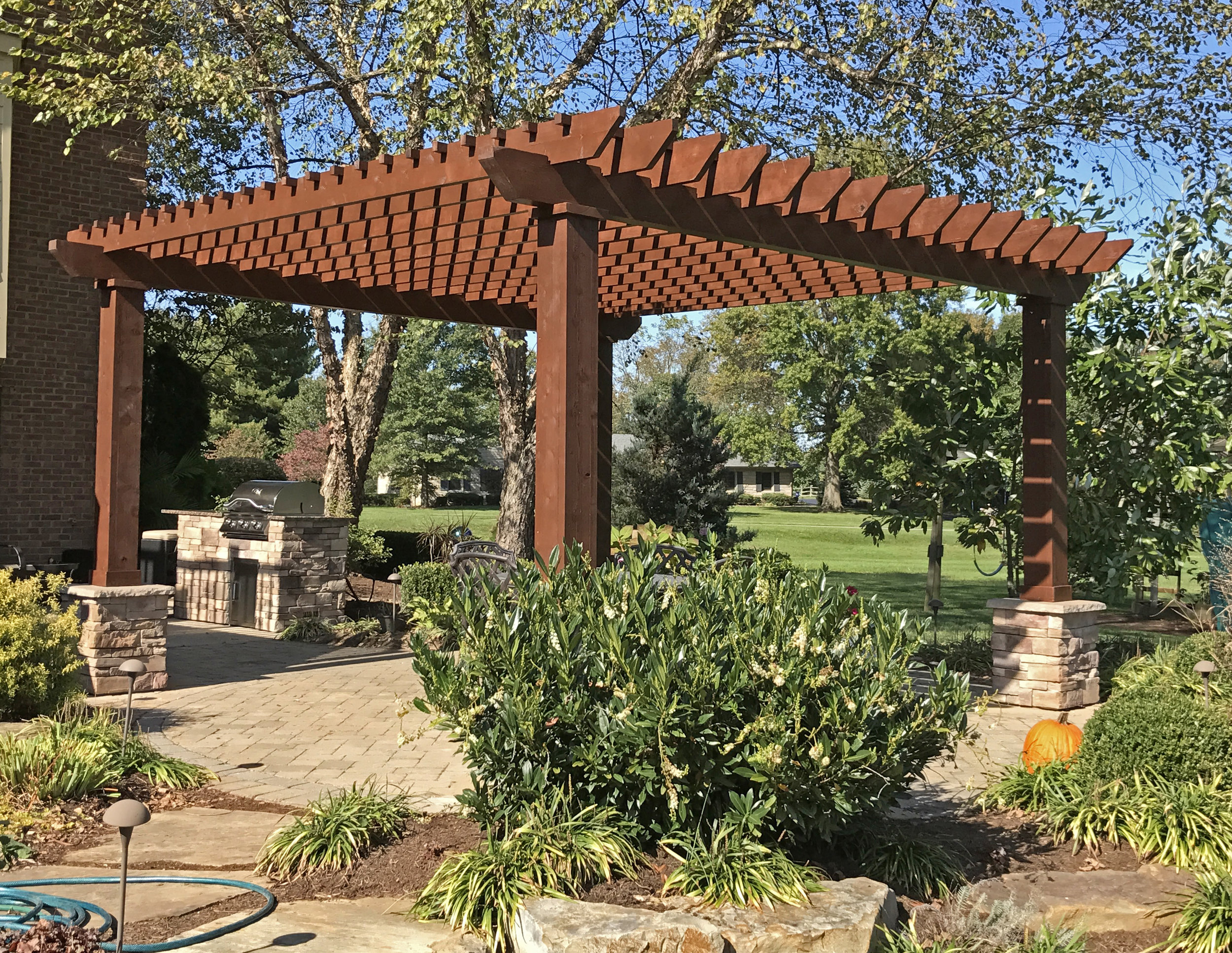 Rustic Pergola — Housewarmings Outdoor