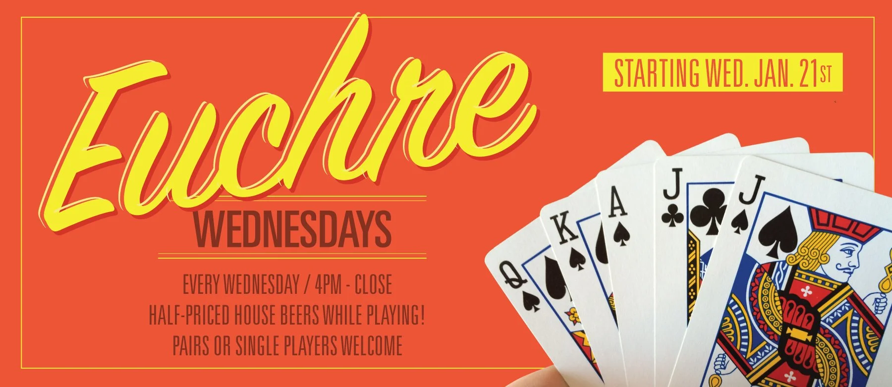 EUCHRE WEDNESDAY!