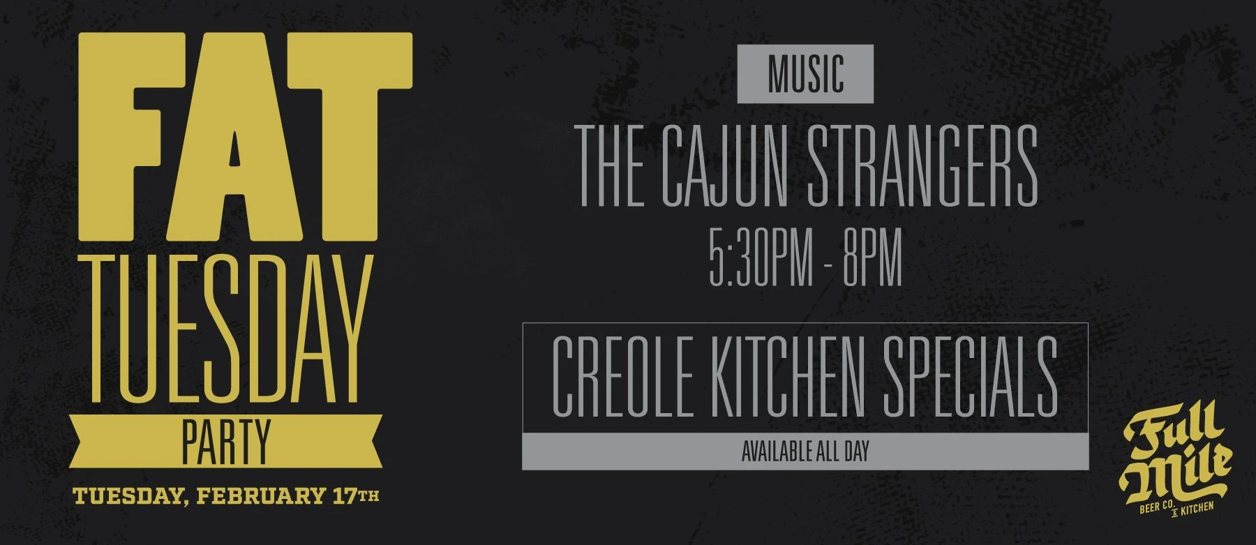 Fat Tuesday with The Cajun Strangers