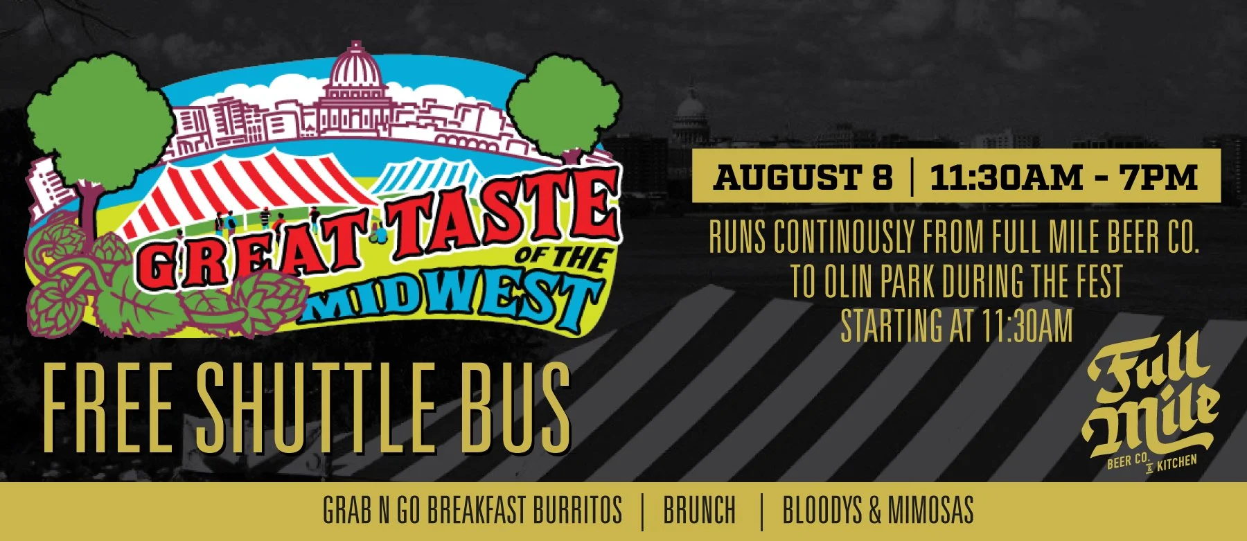 Great Taste of the Midwest 2026 - Free Shuttle Bus