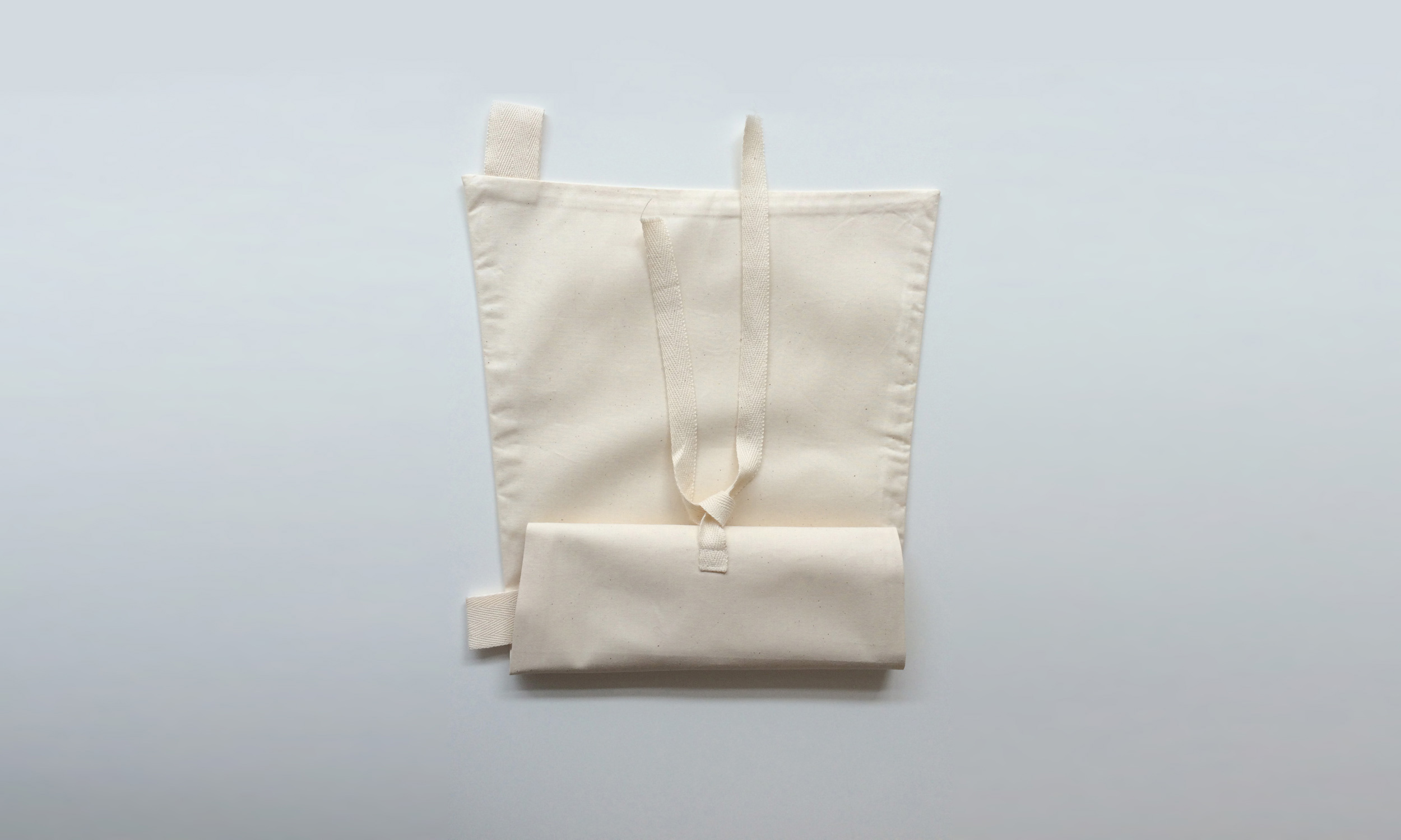 Dispersion bag for ashes folded