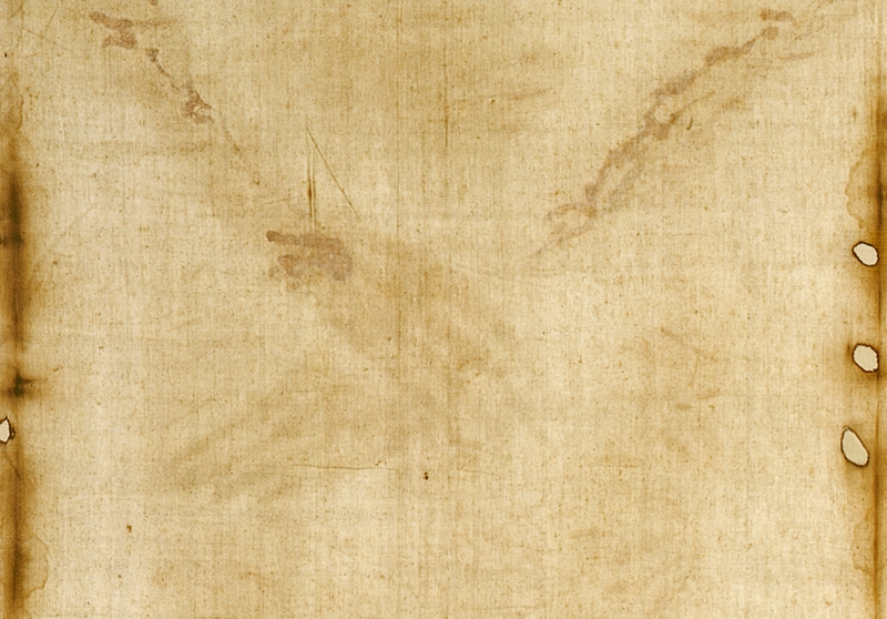 Shroud of Turin, hands area.