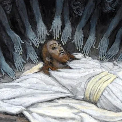 Jesus in Art - Jesus Ministered to by Angels