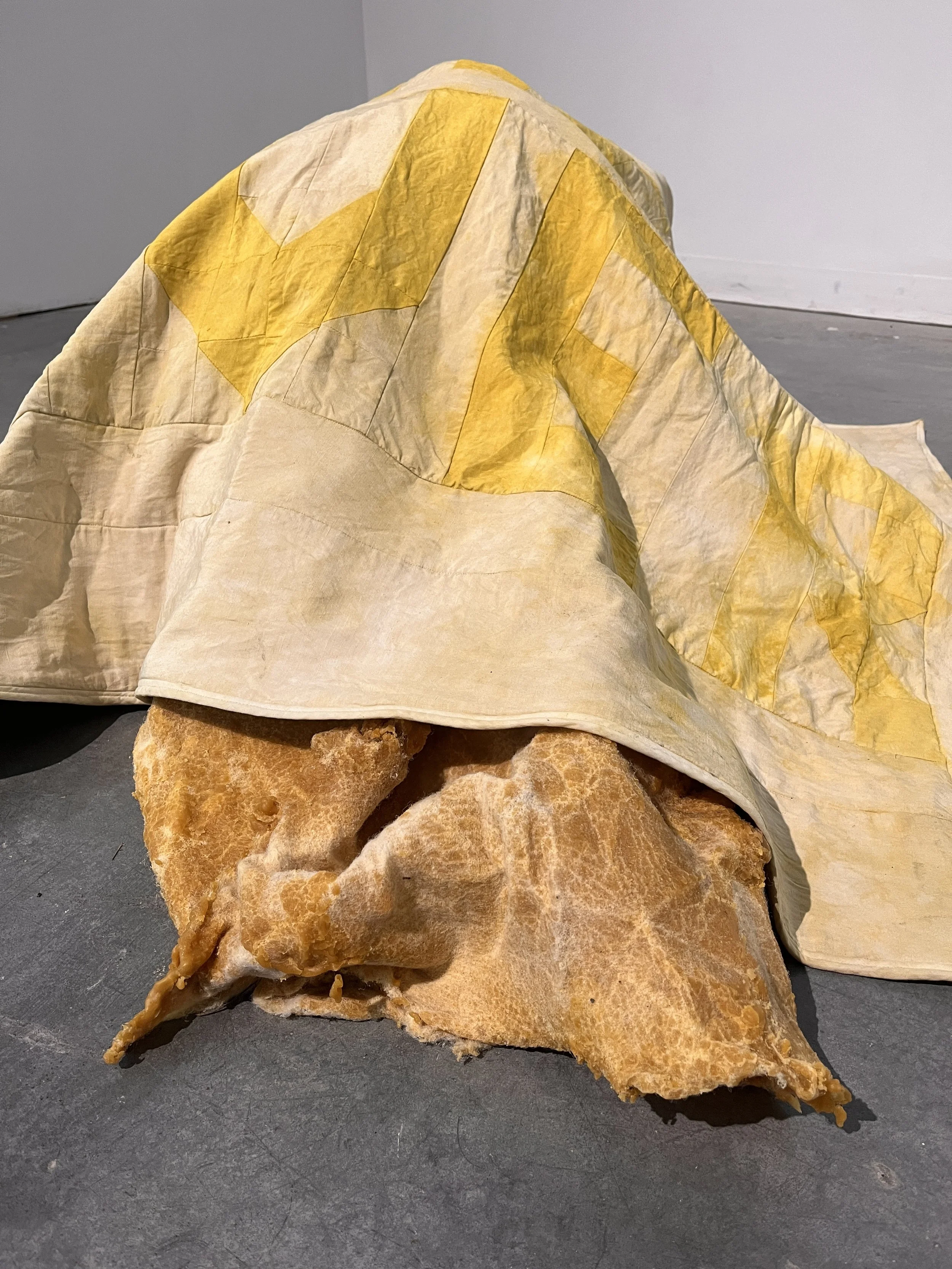 Close up of installation.