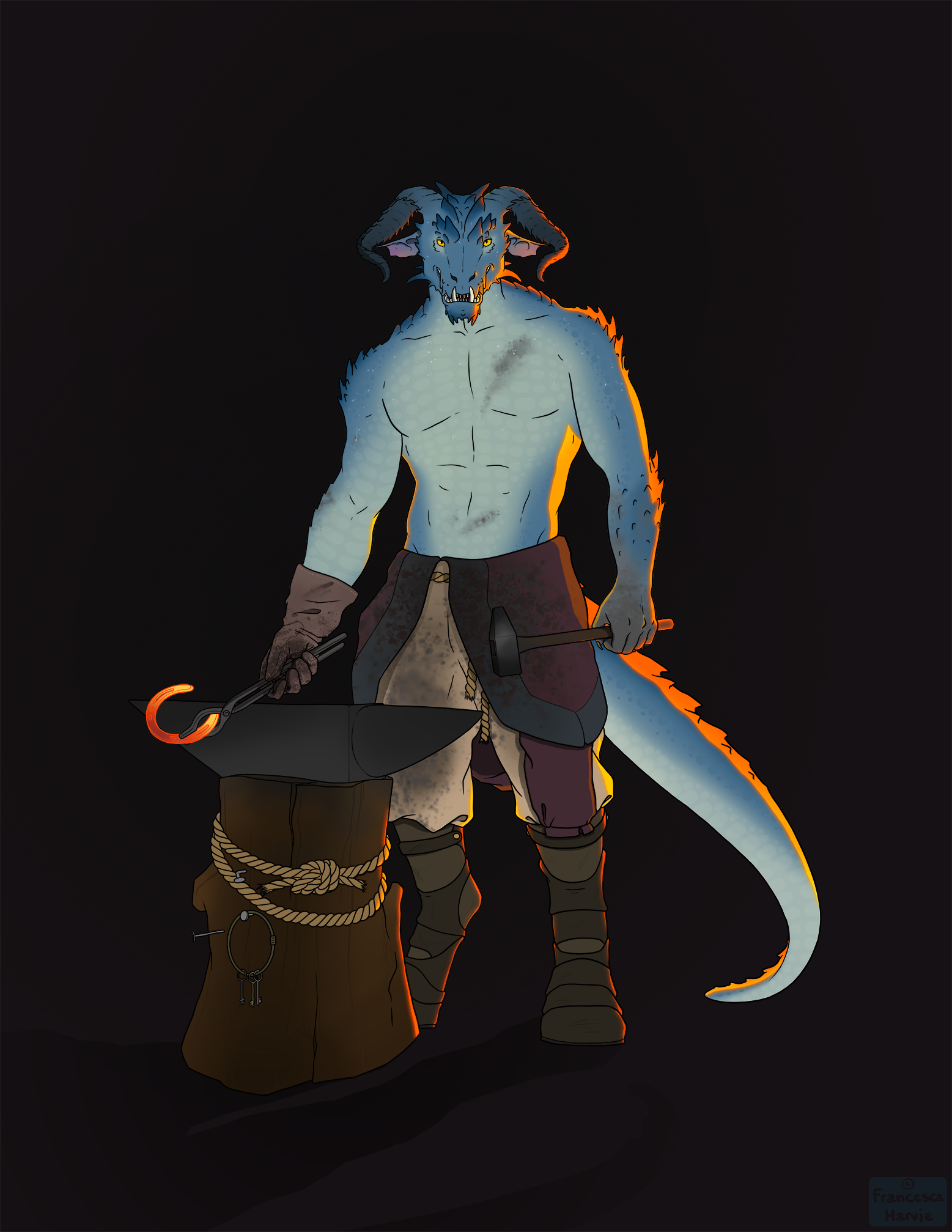 Dragonborn Blacksmith