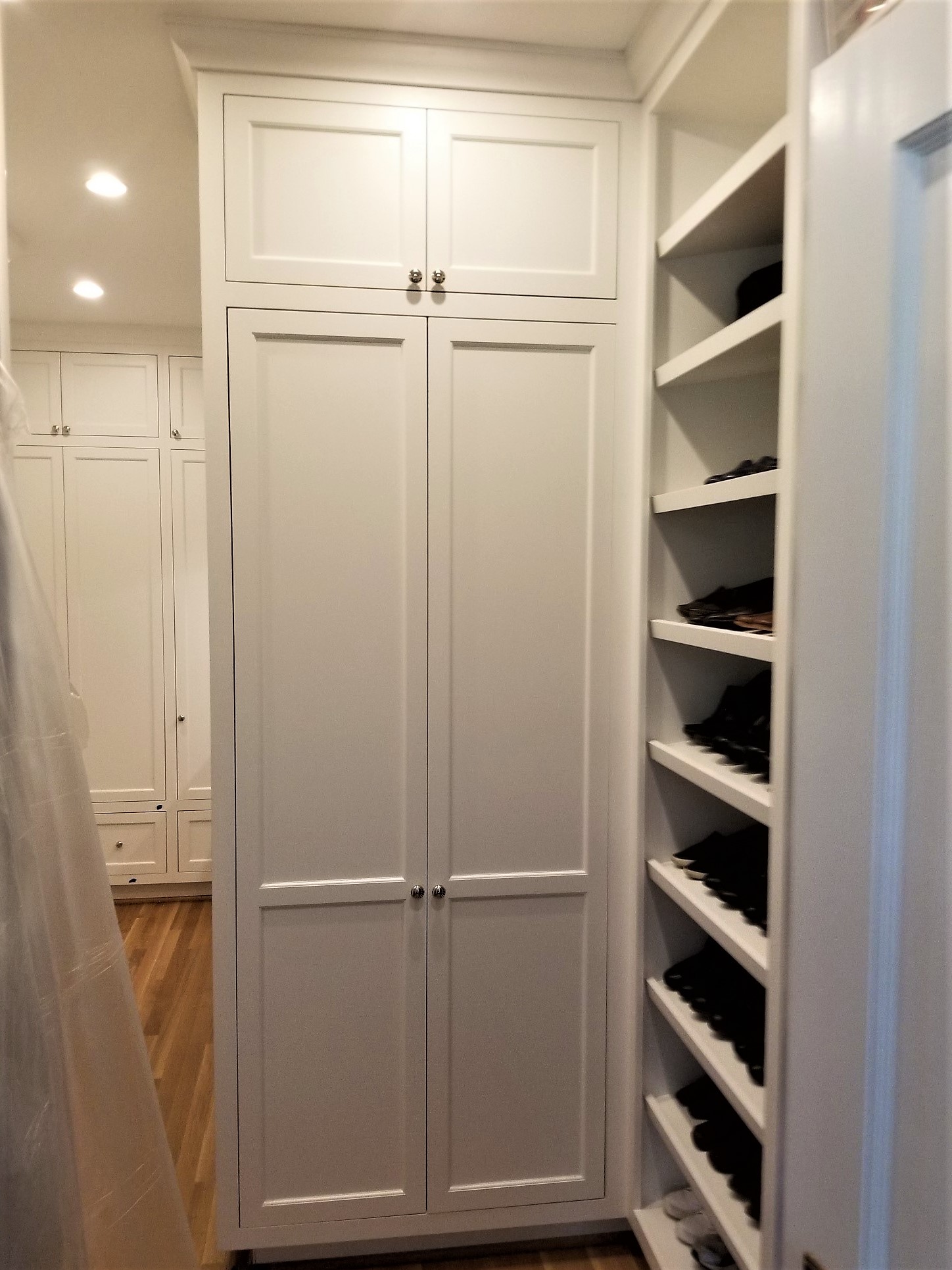 Tall wardrobe cabinet