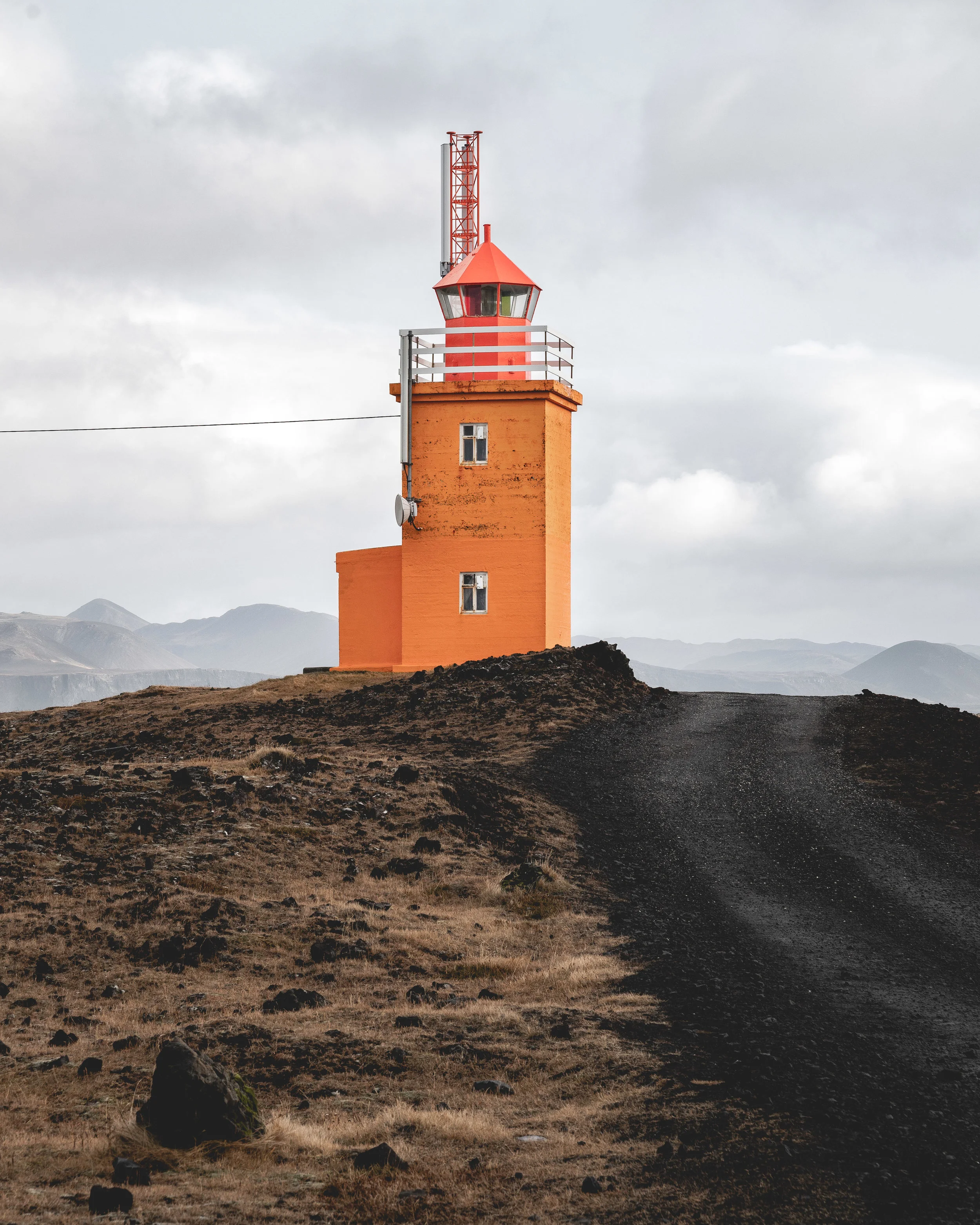 Hópsnes Lighthouse in Grindavík, Iceland 2018