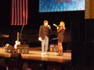 Rose with Hannity's Troop Appreciation Show
