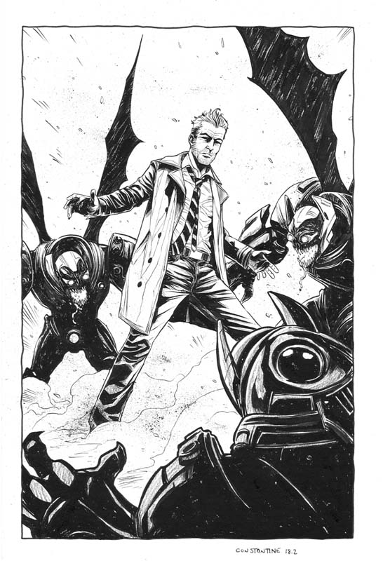 a sample of Jeremy's work, from the "Constantine" comic.