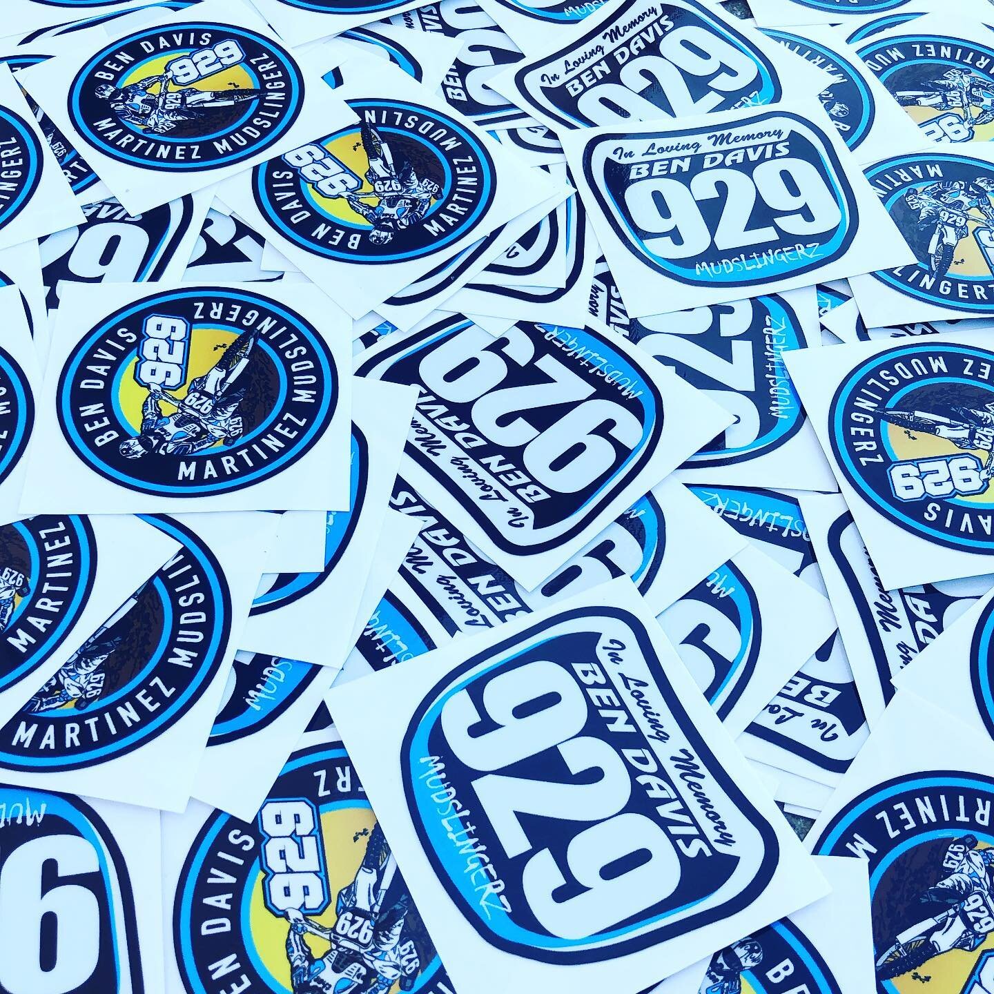 This week we will be giving away as many 929 stickers as we can in honor of Ben. Stop by J&amp;D and grab a few 8:00-4:00 all week.
