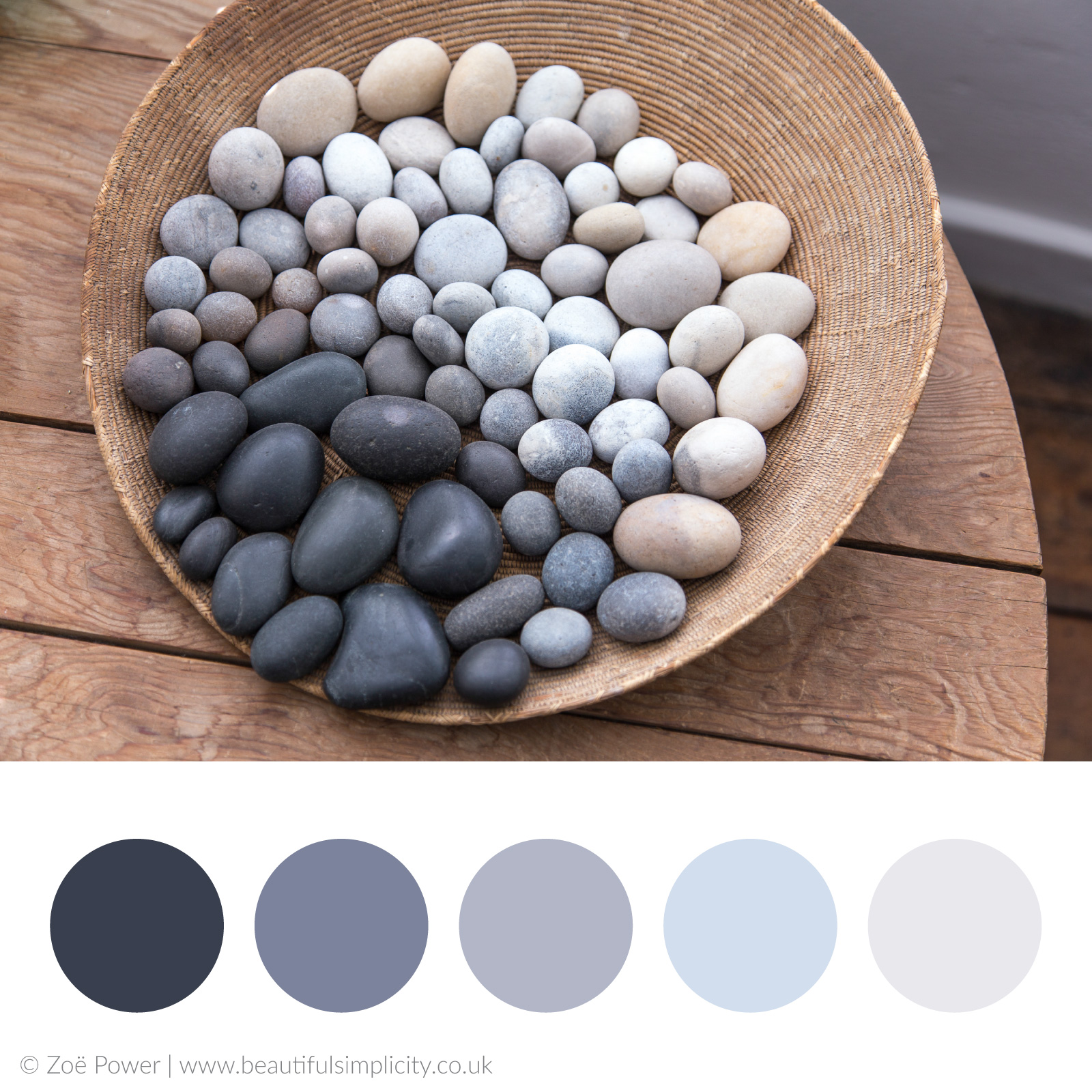 Pebble grey colour palette 2 | Kettle's Yard, Cambridge, UK