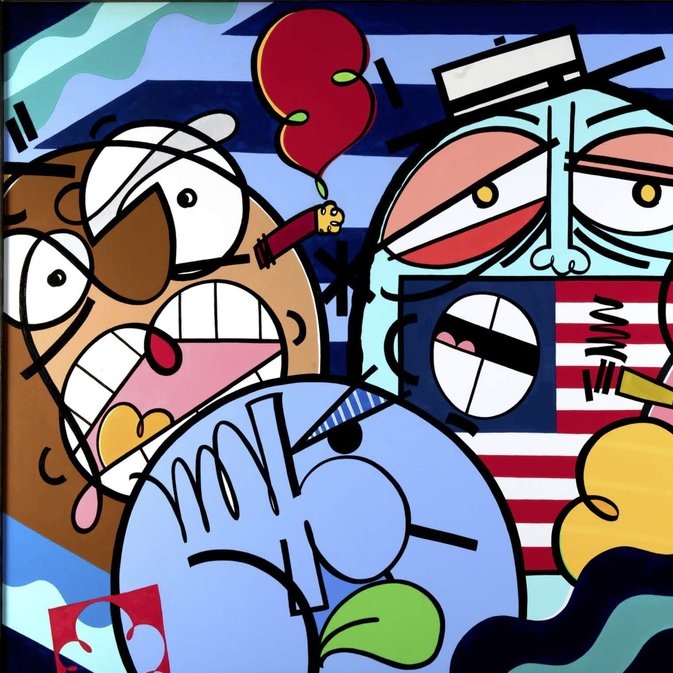 TIMOTHY CURTIS Based in New York, graffiti artist Timothy Curtis is self-taught, starting his career at the age of nine in the streets of Philadelphia. His work has been displayed in solo and group exhibitions, most recently at Rush Arts Galler