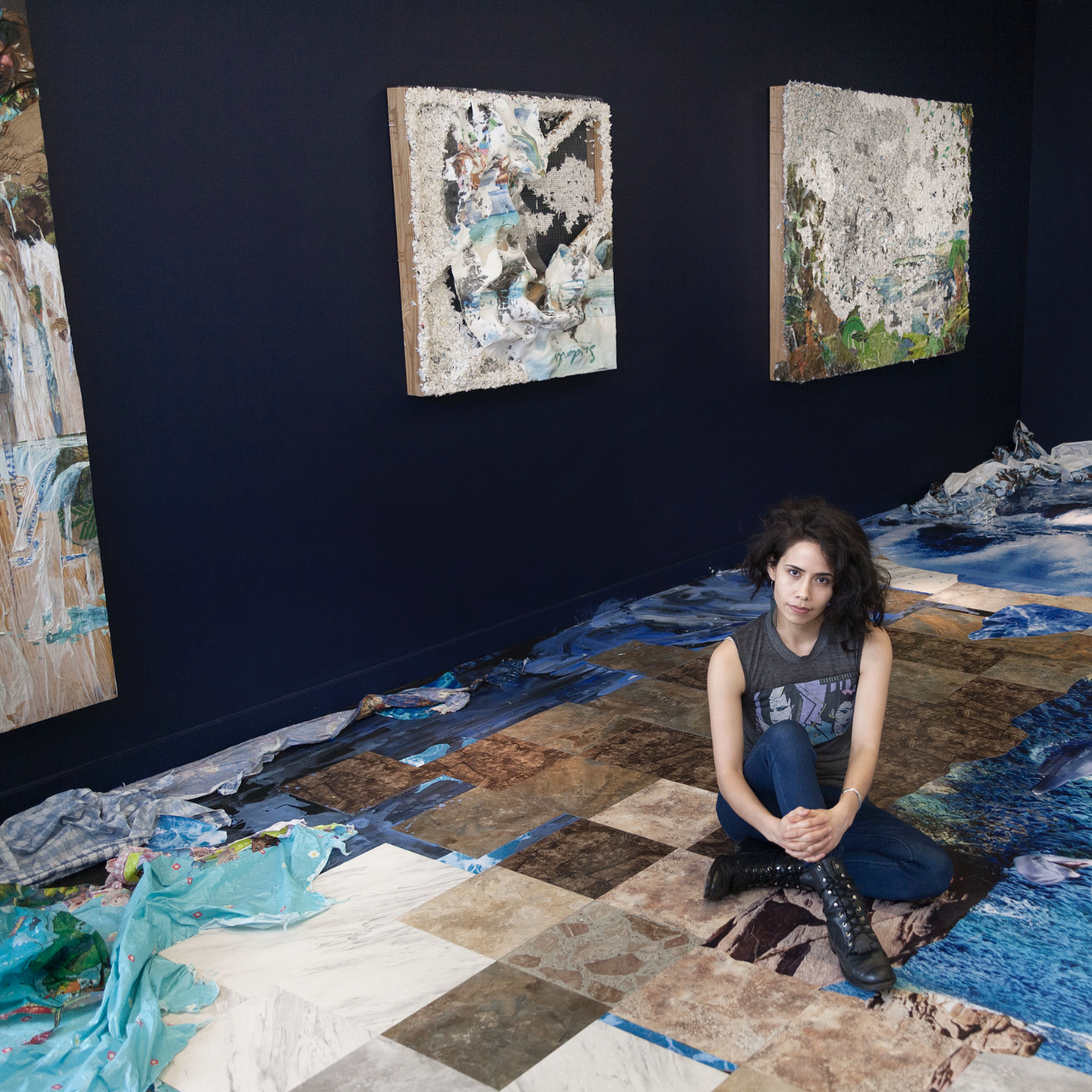 CAMILLE HOFFMAN Camille Hoffman (b. 1987, Chicago, IL) earned an MFA from Yale University (2015), a BFA from California College of the Arts (2009), and was a recipient of the Carol Schlosberg Memorial Prize for excellence in painting from Yale