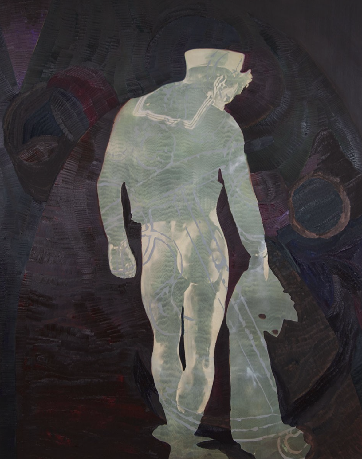 JUSTIN OLERUD Justin Olerud is an American artist living and working in New York. He has received an BFA from California College of Arts and an MFA from Columbia University. His art process often begins with his personal interest in the transla