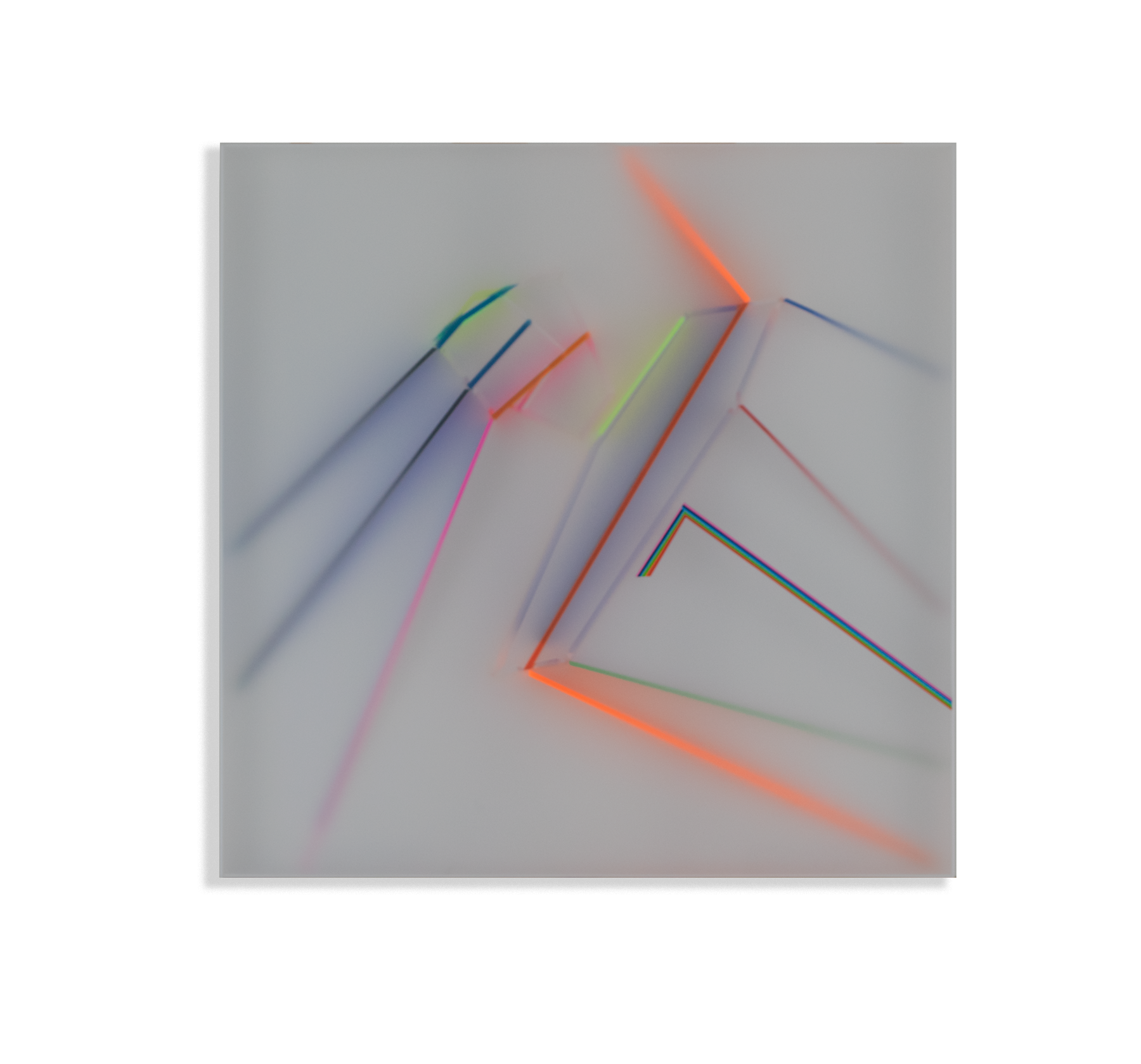 Kal Mansur, Future Summary Fifteen, 32" x 32"