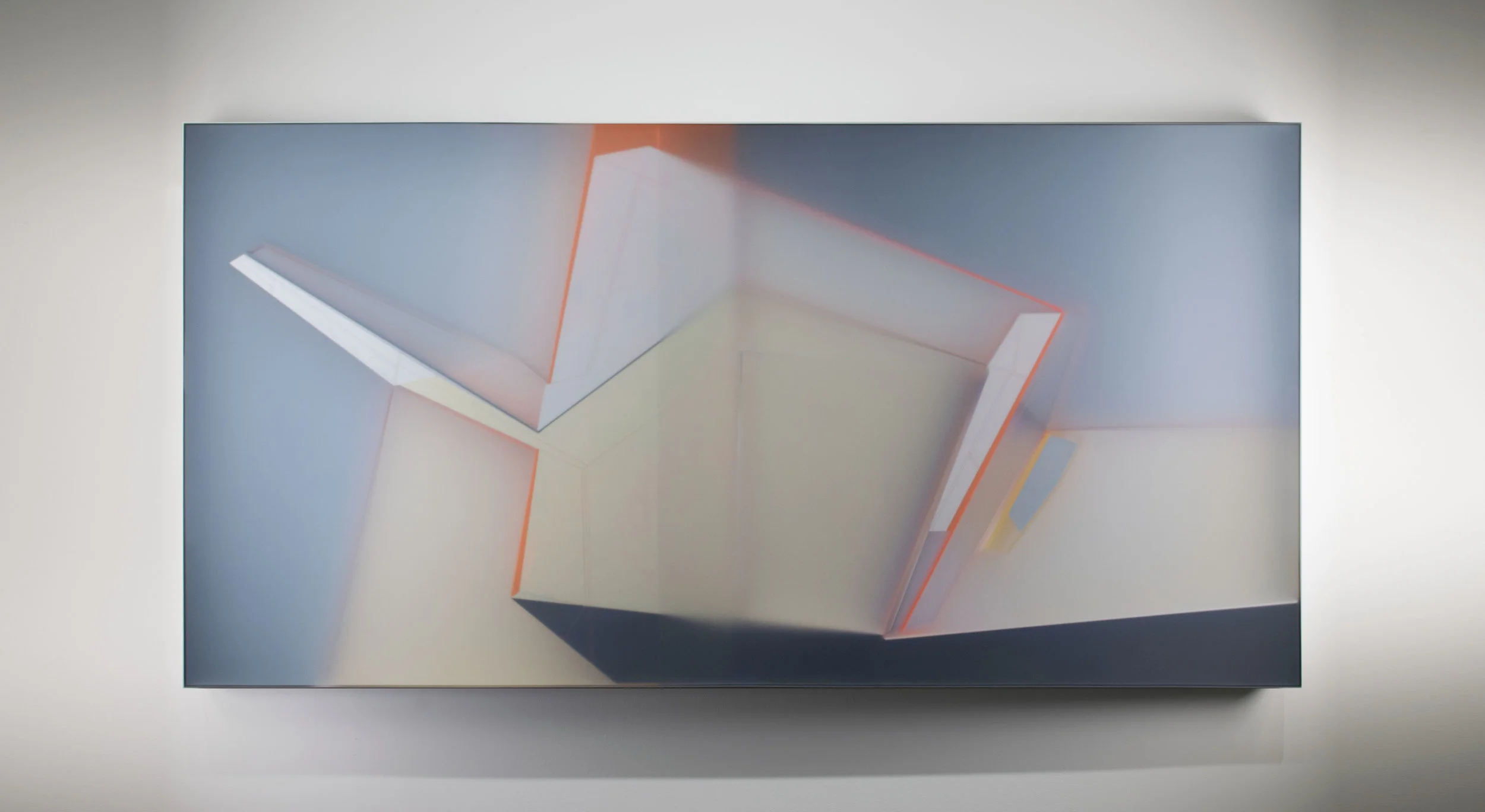 KAL MANSUR | "PAYNE PLATEAU THREE" (2016) | ACRYLIC GLASS CONSTRUCTION | 30 x 60 x 2.5 inches | INQUIRE