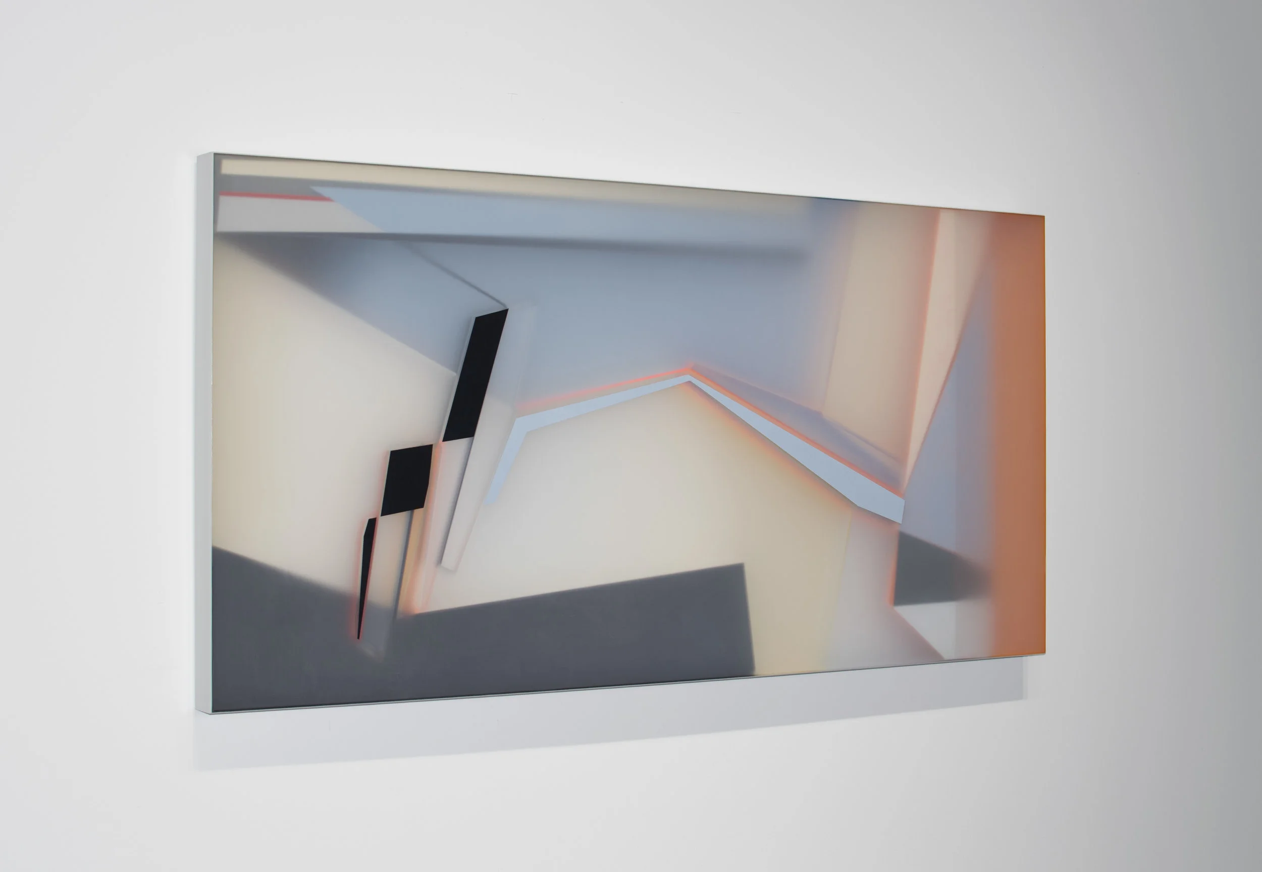 KAL MANSUR | "PAYNE PLATEAU FOUR" (2016) | ACRYLIC GLASS CONSTRUCTION | 30 x 60 x 2.5 inches | INQUIRE