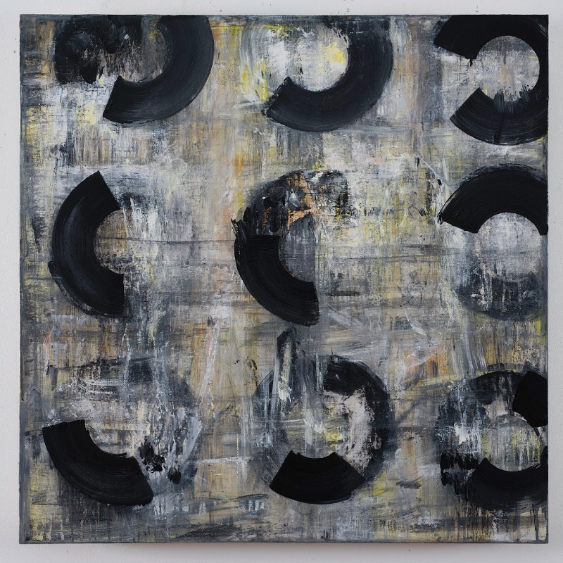 Acrylic on canvas. 3' x 3'