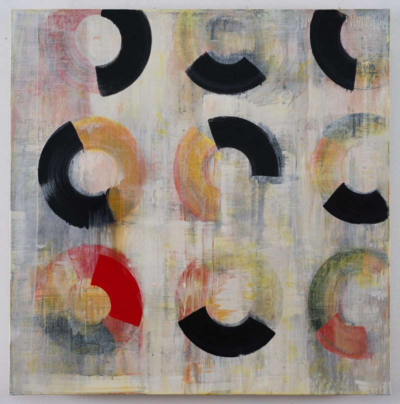 Acrylic on canvas. 3' x 3'
