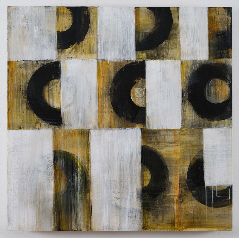 Acrylic on canvas. 4' x 4'