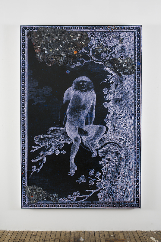 monkey. 7'4" x 4'9"