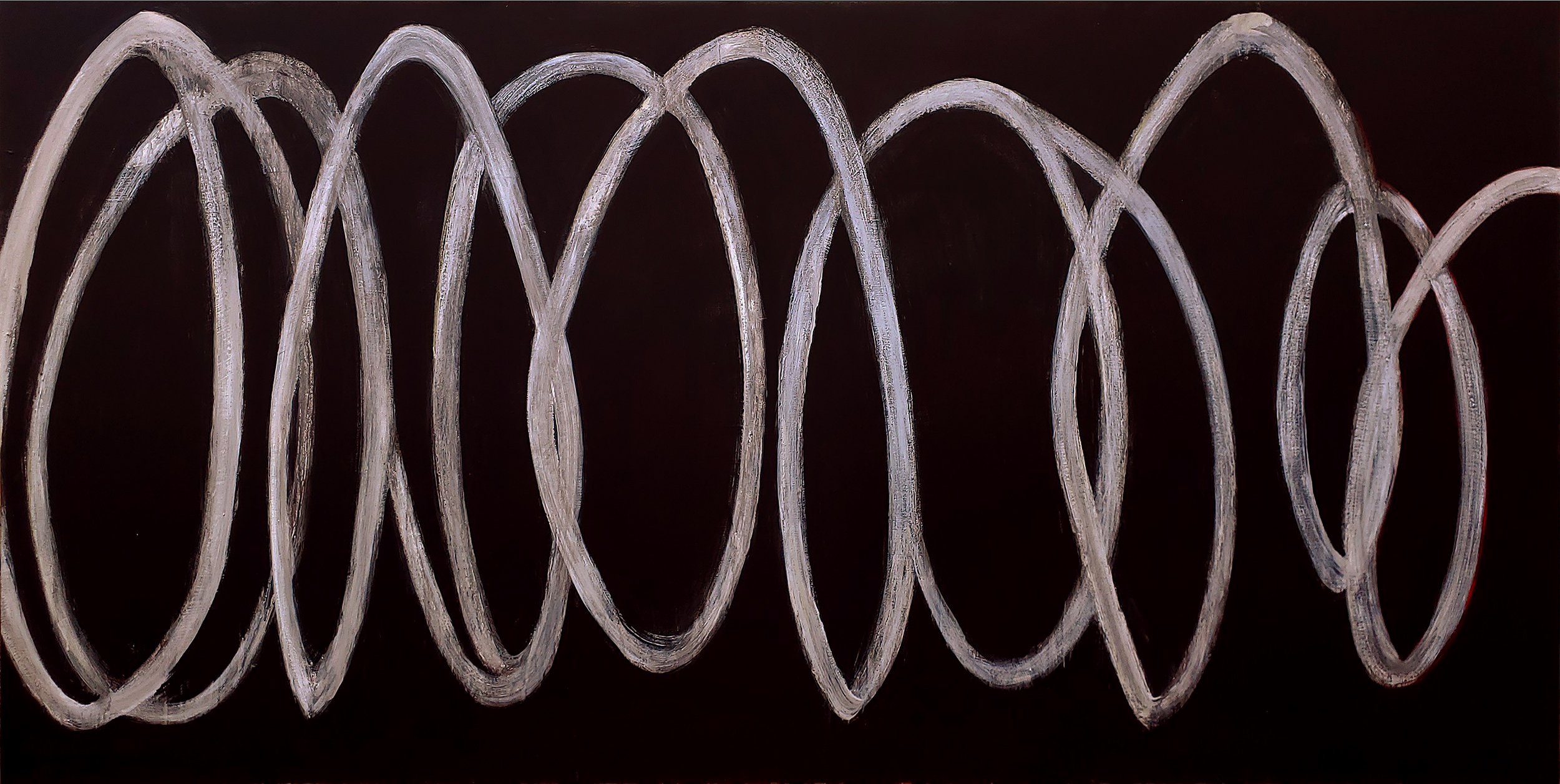 Chalk Series, 4' X 8', acrylic on canvas, 2022