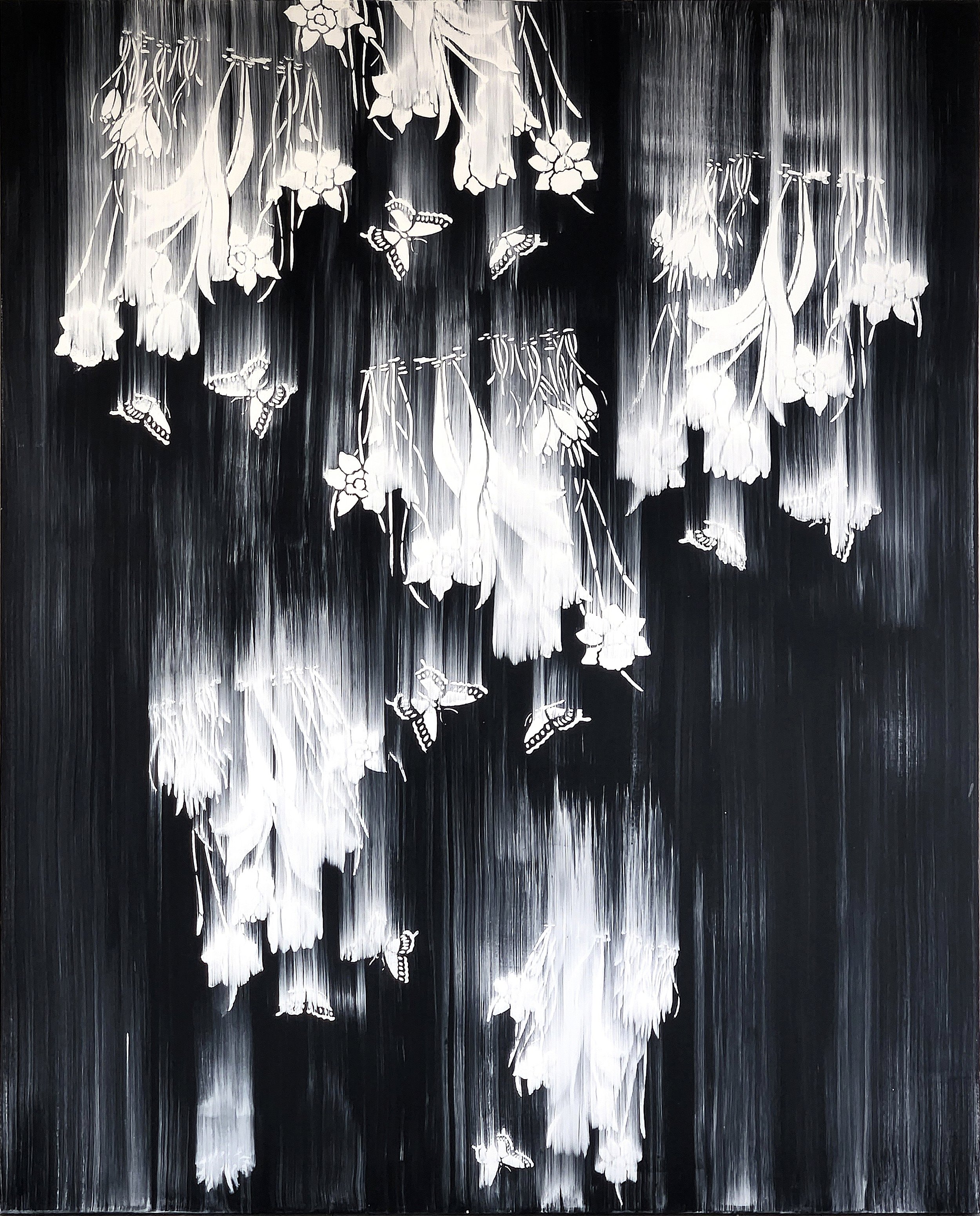 AdamSiegel, Kimono Series, 4' X 5', acrylic on canvas, SOLD