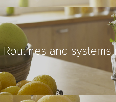ROUTINES & SYSTEMS MAKE LIFE EASIER