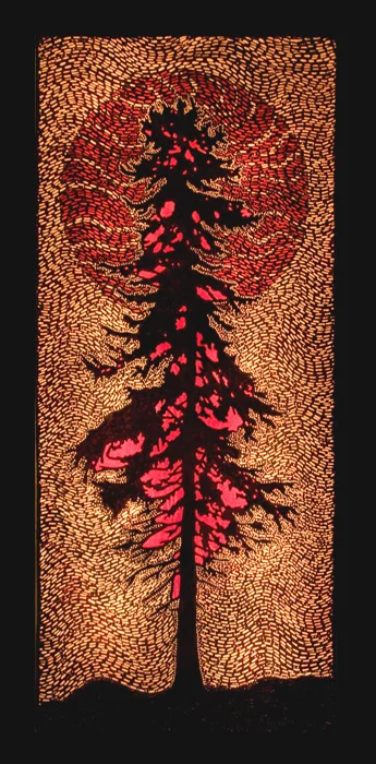 Trees: Douglas Fir and red Sun