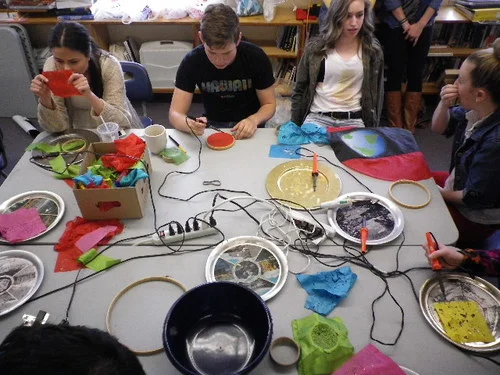 Fabric burning in the classroom