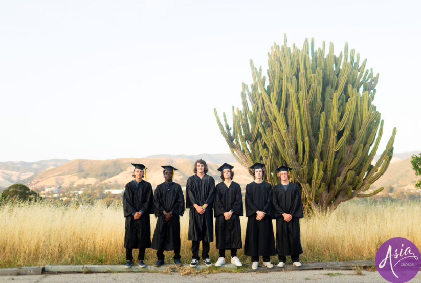 Cap &amp; Gown Photos // SLO Senior Photographer