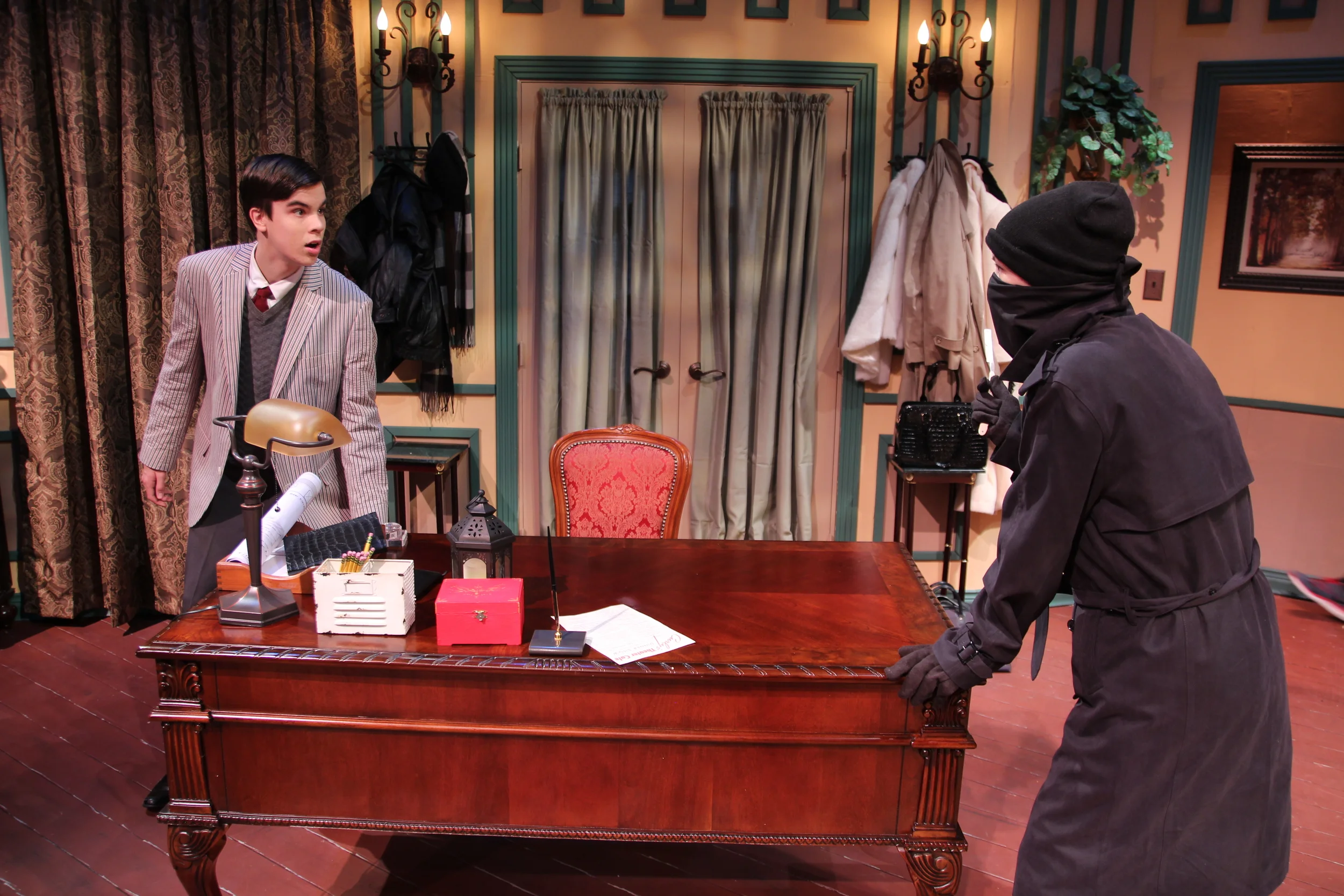   The Musical Comedy Murders of 1940   Directed by: Chocs Landgrebe  Production Designer and Technical Director: Joshua Heerssen 