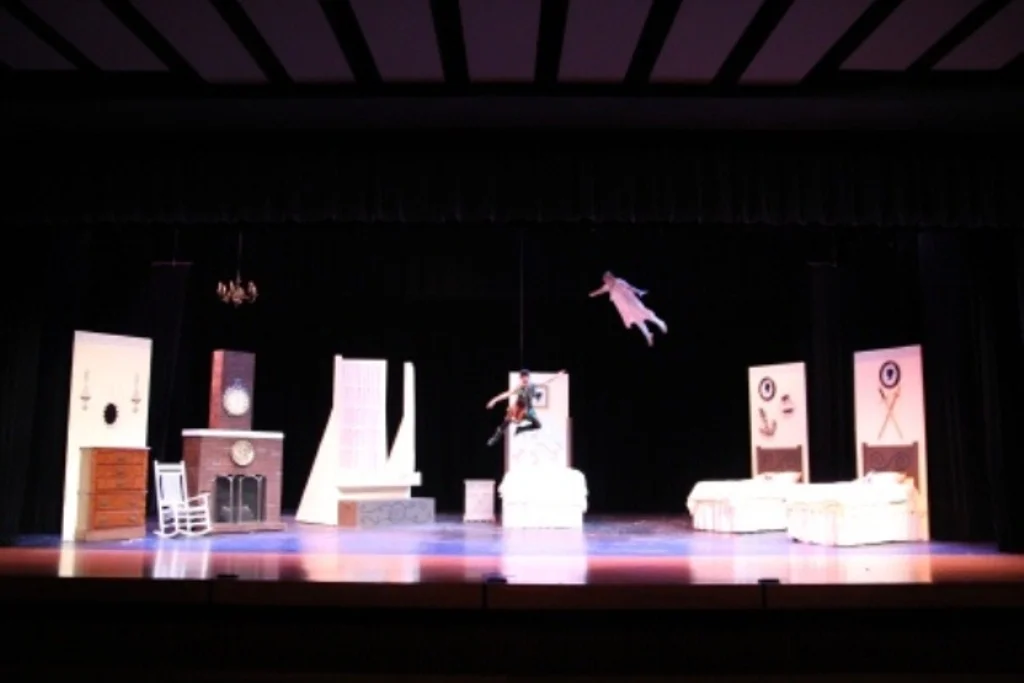   Peter Pan   Directed By: Chocs Landgrebe and Maggie Rodriguez  Production Designer and Technical Director: Joshua Heerssen  Flying Provided by ZFX 