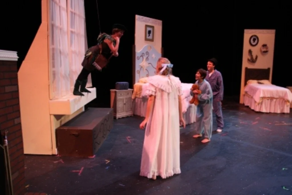   Peter Pan   Directed By: Chocs Landgrebe and Maggie Rodriguez  Production Designer and Technical Director: Joshua Heerssen  Flying Provided by ZFX 