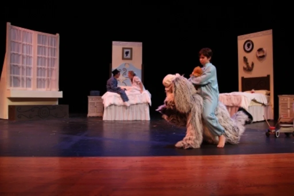   Peter Pan   Directed By: Chocs Landgrebe and Maggie Rodriguez  Production Designer and Technical Director: Joshua Heerssen  Flying Provided by ZFX 