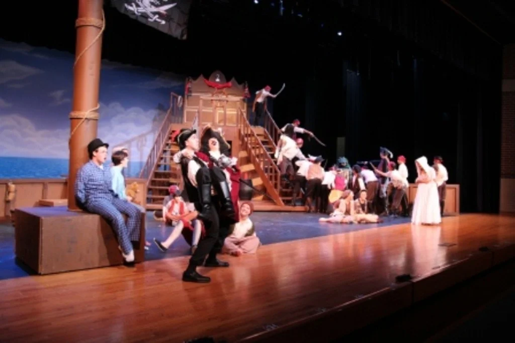   Peter Pan   Directed By: Chocs Landgrebe and Maggie Rodriguez  Production Designer and Technical Director: Joshua Heerssen  Flying Provided by ZFX 