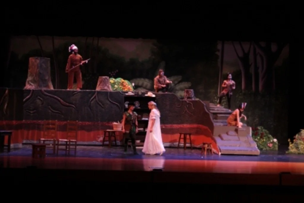   Peter Pan   Directed By: Chocs Landgrebe and Maggie Rodriguez  Production Designer and Technical Director: Joshua Heerssen  Flying Provided by ZFX 