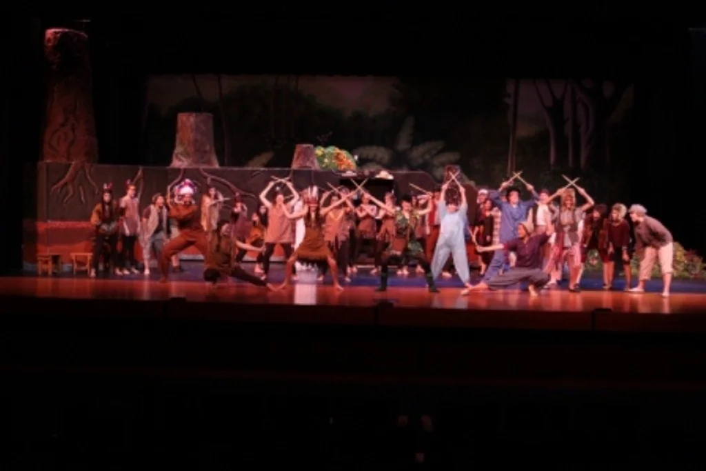   Peter Pan   Directed By: Chocs Landgrebe and Maggie Rodriguez  Production Designer and Technical Director: Joshua Heerssen  Flying Provided by ZFX 