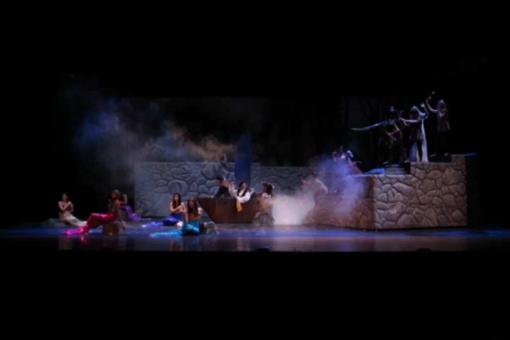   Peter Pan   Directed By: Chocs Landgrebe and Maggie Rodriguez  Production Designer and Technical Director: Joshua Heerssen  Flying Provided by ZFX 