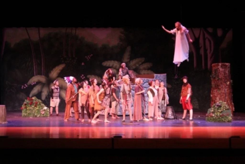   Peter Pan   Directed By: Chocs Landgrebe and Maggie Rodriguez  Production Designer and Technical Director: Joshua Heerssen  Flying Provided by ZFX 