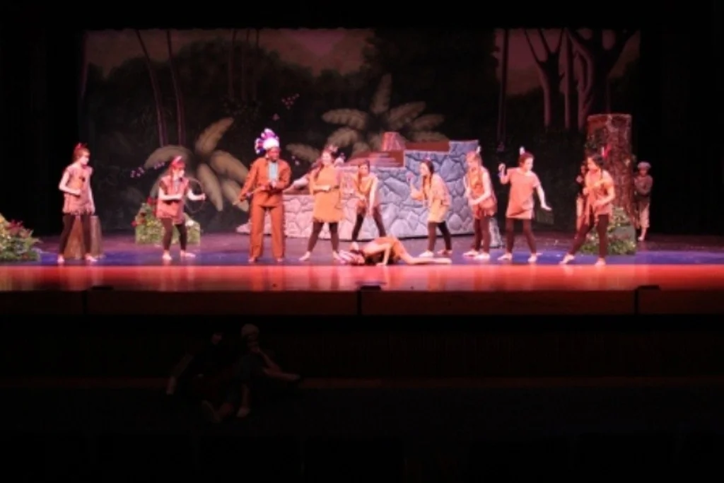   Peter Pan   Directed By: Chocs Landgrebe and Maggie Rodriguez  Production Designer and Technical Director: Joshua Heerssen  Flying Provided by ZFX 