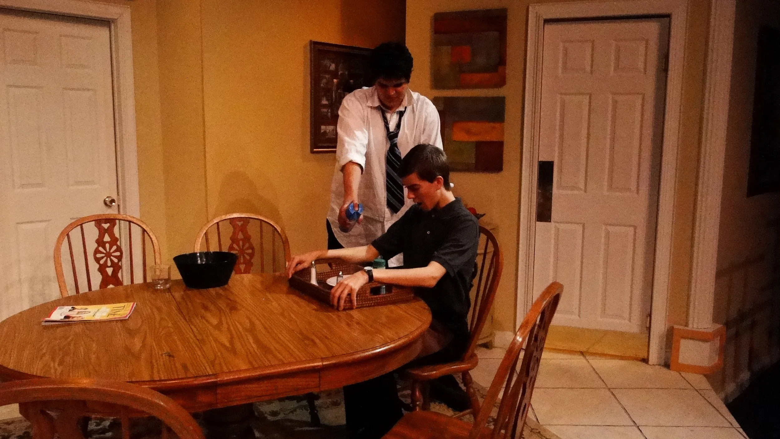   The Odd Couple-  Male Version  Directed by: Chocs Landgrebe  Production Designer and Technical Director: Joshua Heerssen 