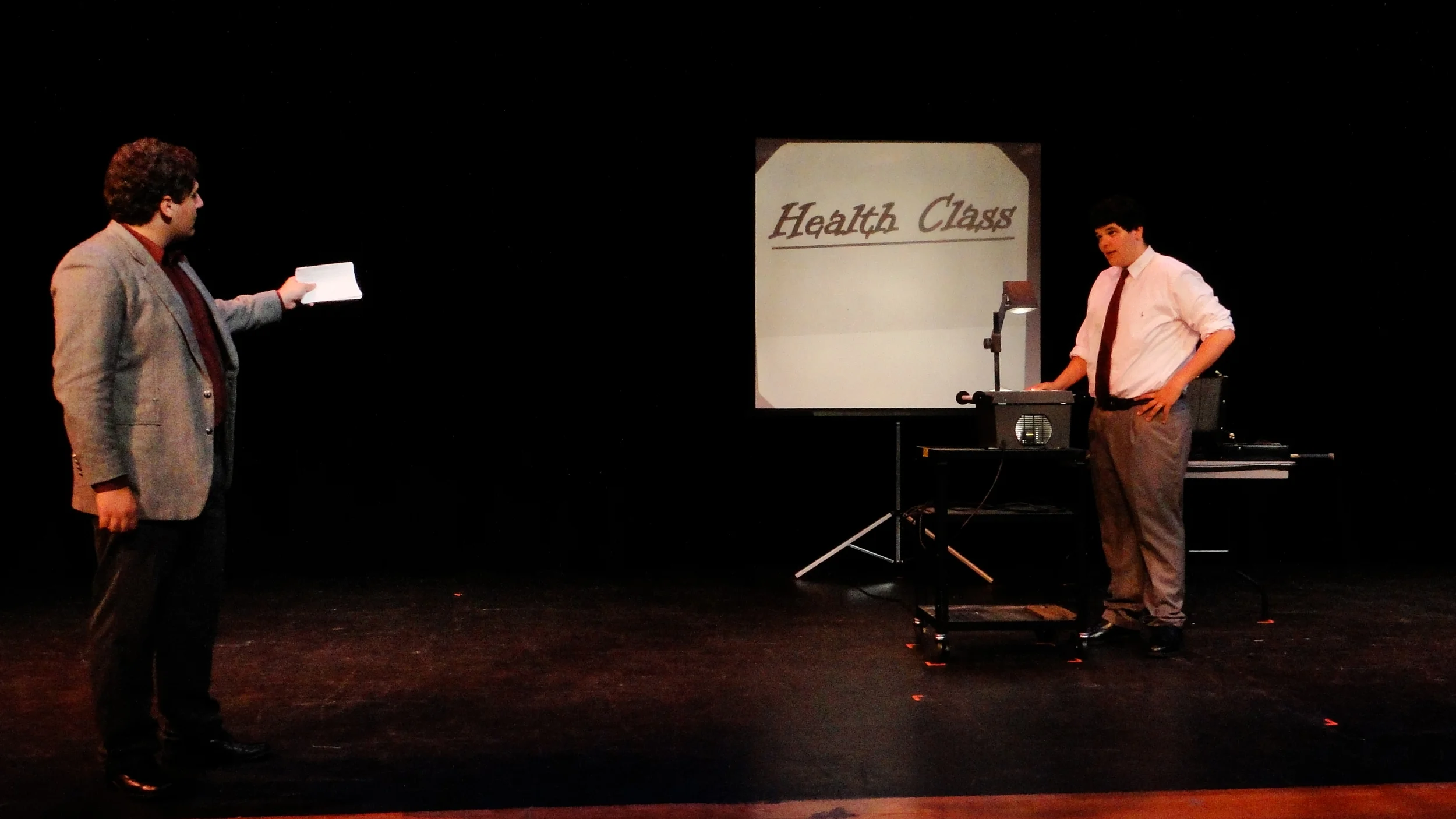   Health Class   Directed by: Joshua Heerssen  Technical Direction by: Joshua Heerssen  Starring: Luis Quintero and Gabe Regojo 