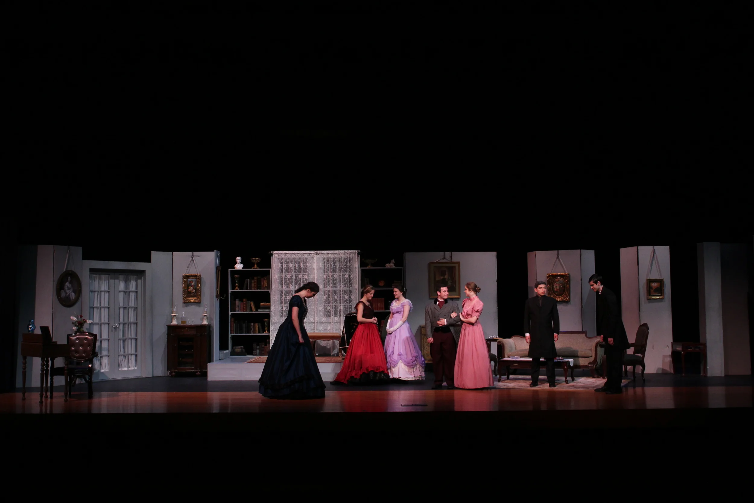   The Heiress   U.I.L. One Act Play  Directed by: Chocs Landgrebe  Technical Direction by: Joshua Heerssen 