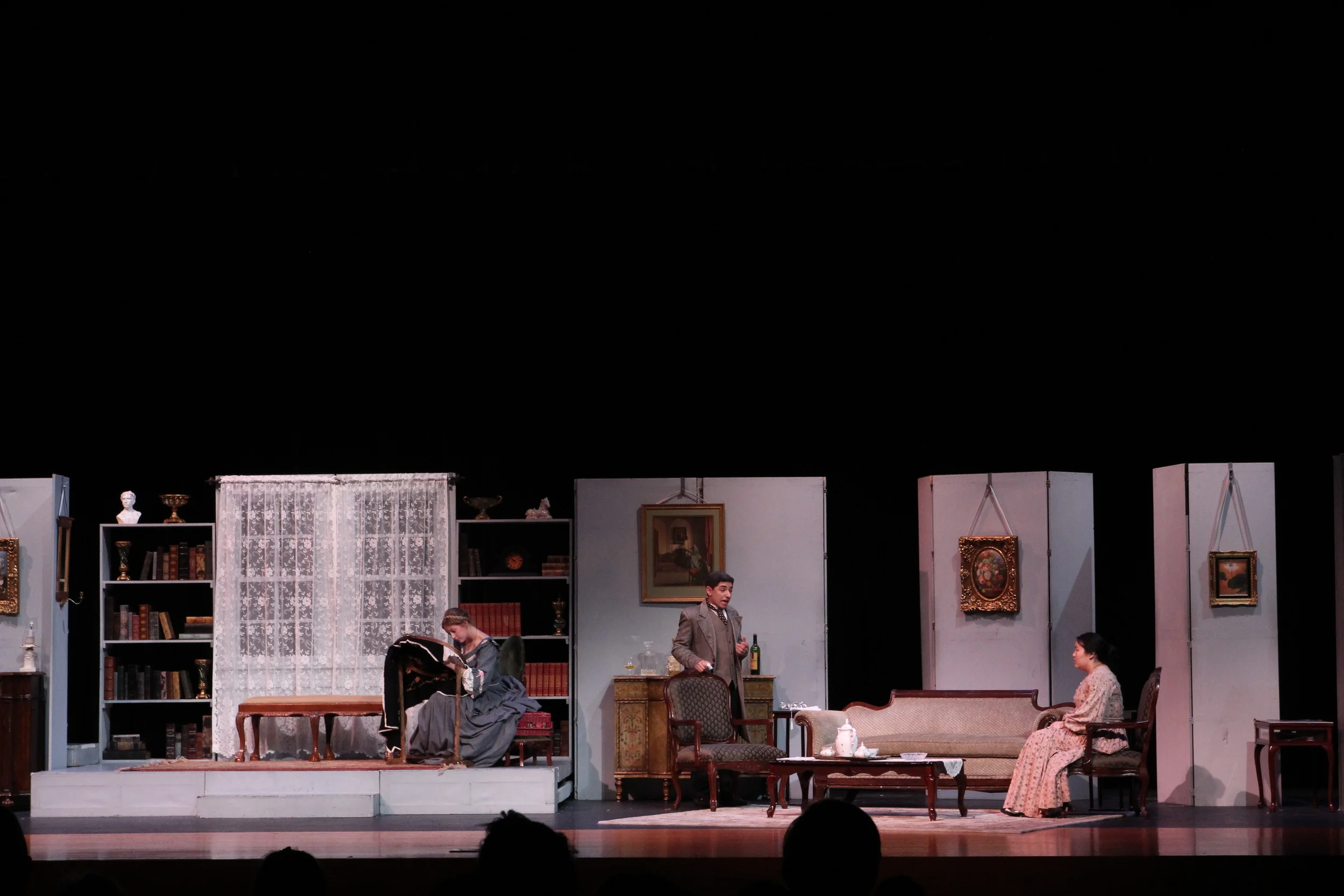   The Heiress   U.I.L. One Act Play  Directed by: Chocs Landgrebe  Technical Direction by: Joshua Heerssen 