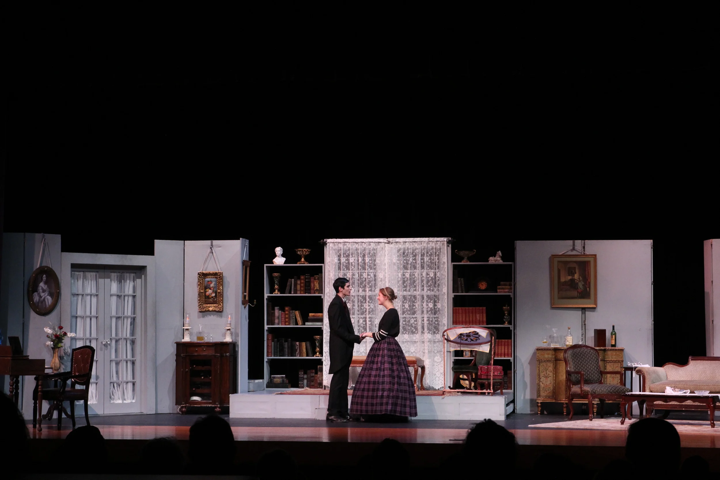   The Heiress   U.I.L. One Act Play  Directed by: Chocs Landgrebe  Technical Direction by: Joshua Heerssen 